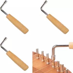 라이어 하프 튜닝 렌치 3개 L자형 전문 멜로디 도구 핀 작은 현악기 액세서리 내부 사각형