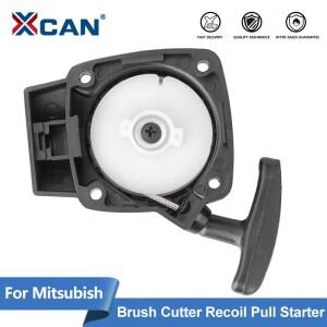 XCAN 브러시 커터 잔디 헤지 트리머 스타터, 미쓰비시 CG260 용 도르래 플레이트 교체 포함, 1E34F, 1 세트