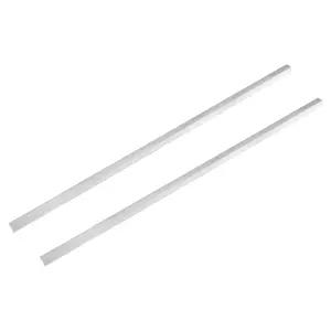 메카닉스티 2개 사각 알루미늄 플랫 바 두께 1/4 (6mm) x 폭 12 (305mm) 길이 6061 플레이트 솔리드 신제품