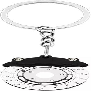 엘레초비 크리에이티브 자동차 부품 키체인 메탈 오토모티브 애호가를 위한 독특한 선물 터보 브레이크