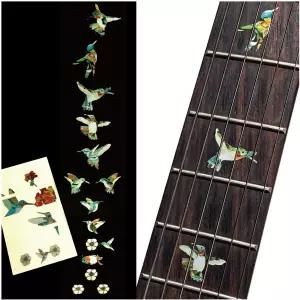 인레이스티커 벌새 - 기타 F-326BH-GT용 프렛 마커 인레이 스티커 데칼