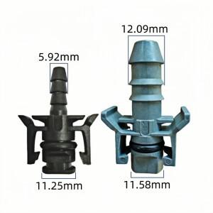 차량용 물 주전자 탱크 커넥터 포커스 1.2 1.6 플라스틱 피팅 E 잠금 장치 2 개 로트