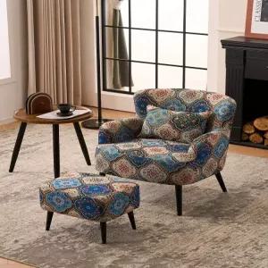 빈티지 소파 인용 거실 편안한 정글소파풋스툴 의자 포인트 엔틱