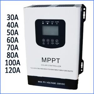 스마트 MPPT 태양광 컨트롤러 30A PV 레귤레이터 패널, 리튬, 납산, LiFePO4 배터리용)