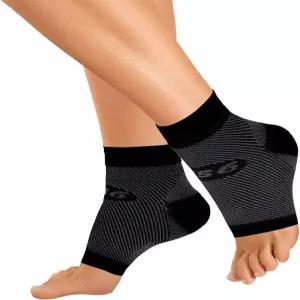 여성 및 남성용 OrthoSleve FS6 압박 발 소매 발뒤꿈치 아킬레스건염 지지 부종(1쌍)에 도움을 줍니다