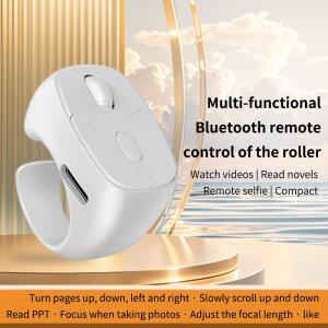 카메라 무선 리모컨 셔터원터치 휴대폰 핑거 링 블루투스 호환 리모컨 셀카 비디오 자동 페이지 넘김기