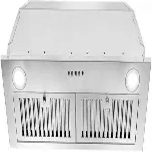 조마 레인지 후드 인서트 30인치 스테인리스 주방 통풍구 600CFM 전면 버튼 컨트롤 및 LED 조명이 포함된