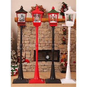 크리스마스 가로등 눈내리는 눈내리는가로등 조명 LED 거실 야외 인테리어등 전등 장식