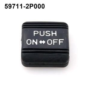 자동차 주차 브레이크 페달 고무 미끄럼 방지 패드 현대 기아 59711-2P000 차량용 블랙 액세서리