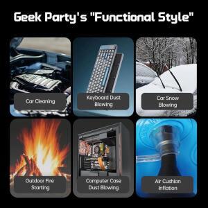 카메라 먼지제거 에어 블로워미니 휴대용 팬 180000 RPM 풍속 메터/초 공기 제트 자동차 청소 도구