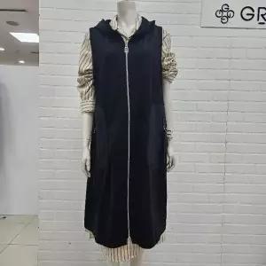 [하프클럽/] DP01 멋스런블랙롱조끼 GWVE1008