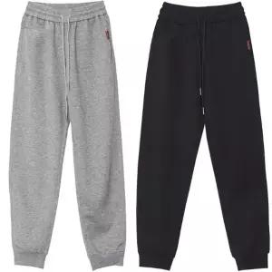 여성용 데일리 시보리 팬츠 캐주얼 트레이닝 바지