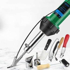 장판용접기 열풍 산업용 인두기 필름피팅건 노즐 플라스틱 마루 제어 구성 온도