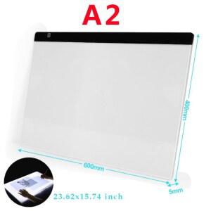 박스 디지털 A2 따라그리기 무단계 조명 라이트 유리 레스토랑 LED 라이트박스