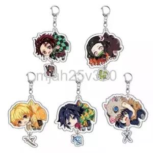  귀멸의칼날 아크릴키링 젠이츠 기유 이노스케 네즈코 키홀더 귀칼굿즈