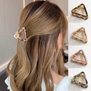 여성 헤어 악세서리 삼각 자개 반묶음 예쁜 집게핀 머리핀 헤어핀 리본집게핀 클립핀