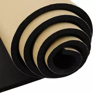 3/4 T x 12 W 59 L 네오프렌 스펀지 폼 고무 시트 롤 셀프 접착식 이지 컷 DIY 접착 패딩 완벽한 코스프레