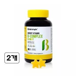 비타민B 비군 수용성 B 컴플렉스 활성비타민 활력 비타민 복합체 어린이 청소년 젤리 60구미 x 2개