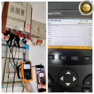 휴대용 전기 에너지 미터 32GB 데이터 로거 파형 그래픽 3상 전력 품질 분석기 PLS-Mi550