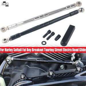 바이크 오토바이 CNC CUT 시프트 연결 시프터 링크 라운드 로드 할리 소프테일 팻 보이 브레이크아웃 투어