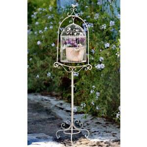 엔틱새장 철제 케 조류 바퀴 놀이터 새장 야외 잉꼬 화분 스탠드 앵무새장