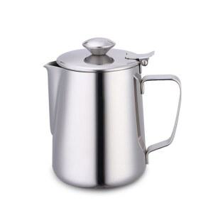 스테인레스 스팀 피쳐 휘핑기 라떼 밀크저그 라떼아트연습 350cc 스팀피쳐 스팀컵 연습