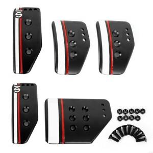 발자국 가속기 발판 스로틀 브레이크 클러치 트레드 경쟁 페달