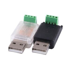 FTDI USB to RS485 직렬 컨버터 어댑터 데이터 포함 A B GND VCC Pinout 과제 4Pin 2.54mm 터미널 블록