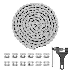 428 롤러 체인 10피트 169개 링크 구동 슬라이딩 게이트 차고 개방기용 08B 심플렉스 확장 미터법 표준