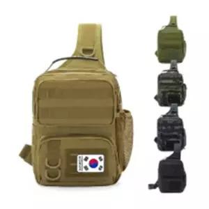 다중포켓 밀리터리 스타일 태극기 패치 핸드폰벨트백 웨스트백 바디백 간편한