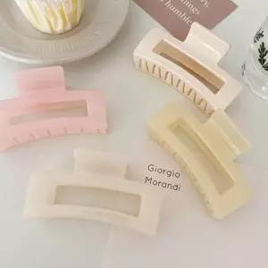 긴머리 올림 반묶음 스타일 머리핀 헤어 사각 집게핀 헤어핀 헤어집게핀 데일리핀 똑딱핀