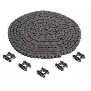 리히 08B 롤러 체인 20피트 428개 탄소강 5개의 연결 링크가 있는 구동 슬라이딩 게이트 오프너 미니