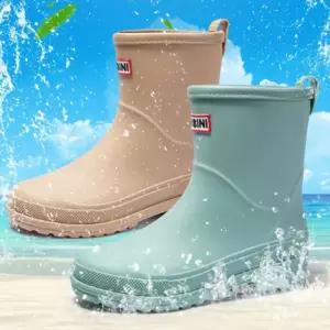 성인 여자 장화 미들 여성 레인부츠 패션 장마