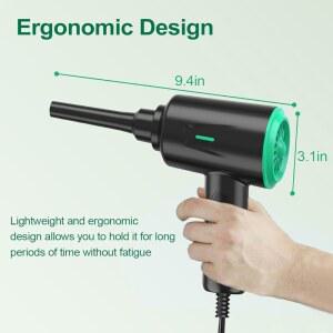 뮤딘 에어 PC 기어 송풍기 공기 더스터 청소 고출력 컴퓨터용 압축 74온스 전기