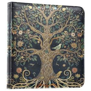 슬레텐드 빈티지 트리 오브 앨범 스크랩북 라이프 가죽 페이지 접착 20매 마그네틱 결혼 셀프 메모리북 사진 기념 가족 방수 커버