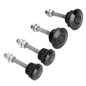 2Pcs 22mm32mm 범용 후드 핀 보닛 잠금 장치 퀵 릴리스 푸시 버튼 범퍼 클립 래치 자동차 수정 액세서리