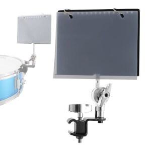 랜밍 드럼 세트 장착 및 클램프와 스탠드 타악기용 후프 직선형 암 마운트 악보 스네어 드럼용 음악 클램프 톰스 연장