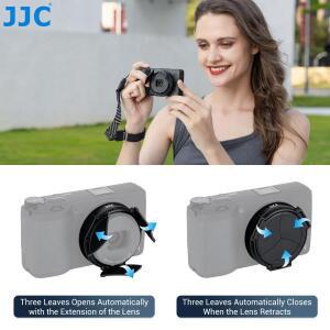 카메라용 렌즈 클리닝 키트JJC 자동 개폐 렌즈 캡 커버 (리코 GR IV HDF 흑백 카메라용) 방진, 긁힘 보호대