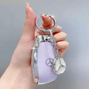 벤츠 스마트키 케이스 가죽 키커버 키홀더 E클래스 C클래스 GLC GLE 여성용 선물