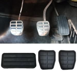 1세트 페달 패드 고무 Vw Transporter T4 용 클러치 브레이크 및 가속기 Seat Alhambra audi 호환 Coupe Go