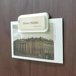 온더벨라 미니 부착식 메모홀더 메모꽂이 4pcs