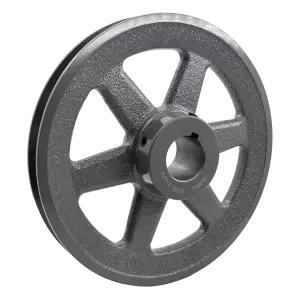 Saelno BK80-1-1/4 V 벨트 풀리 1 1/4 인치 보어 7.75 OD AAX BX 4L 5L 벨트용 전동 주철 BK80X1-1/4 시브