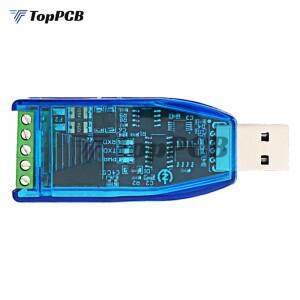USB To RS485 변환기 격리 모듈 업그레이드 산업용 TVS ESD 보호 기존 CH340E 표준 커넥터 보드