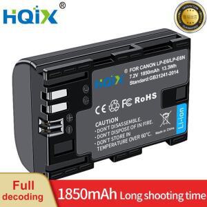 HQIX 적용 가능 Canon EOS R 90D 마크 II 5D4 카메라 LP-E6 충전기 배터리