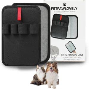 PETPAWELLY-1PCS 반려동물 털 제거 장갑 정전기 소파 가구 의류 및 침구 카시트용 재사용 가능한 고양이