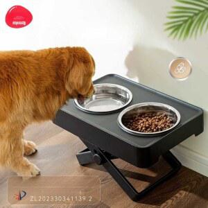 캠핑용강아지밥그릇 접이식 야외 물그릇 테이블 도시락