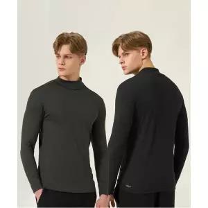 매장정품 - 푸마 PUMA BODYWEAR [2PACK] 베이직 웜 모크넥 이너레이어 PMMYKDP1100 301218