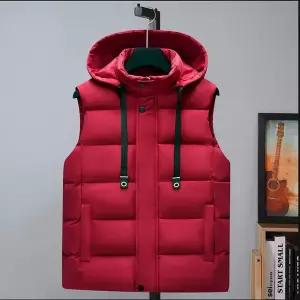 야무치 남자 데일리룩 조끼 패딩 아우터 도톰 오버핏 커플 빅사이즈 KUK1