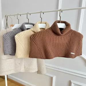 목티 어깨 숄니트 스웨터 터틀넥 반목폴라셔츠 목셔츠 골지