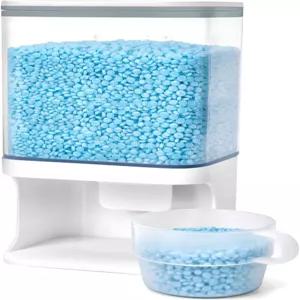 콘월드 세탁 비즈 디스펜서 세탁실 정리용 벽걸이 세제 쌀 향 부스터 비즈에 적합